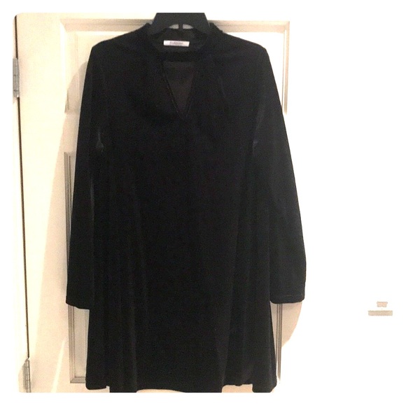 Velour Skater Dress - Picture 2 of 4